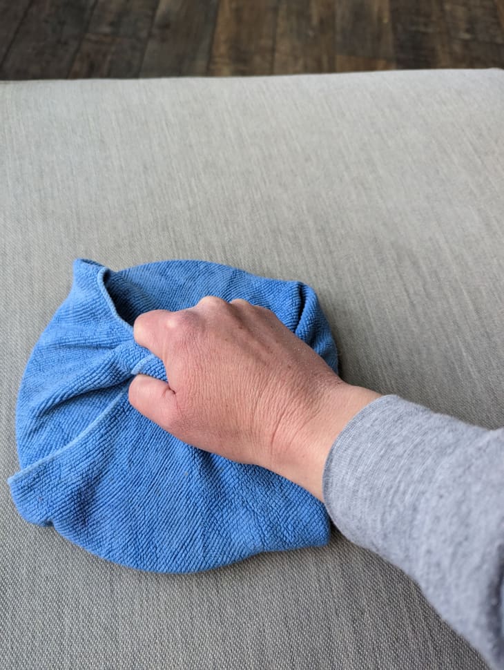 I Tried the Dishwasher Tablet Sofa Cleaning Hack Apartment Therapy